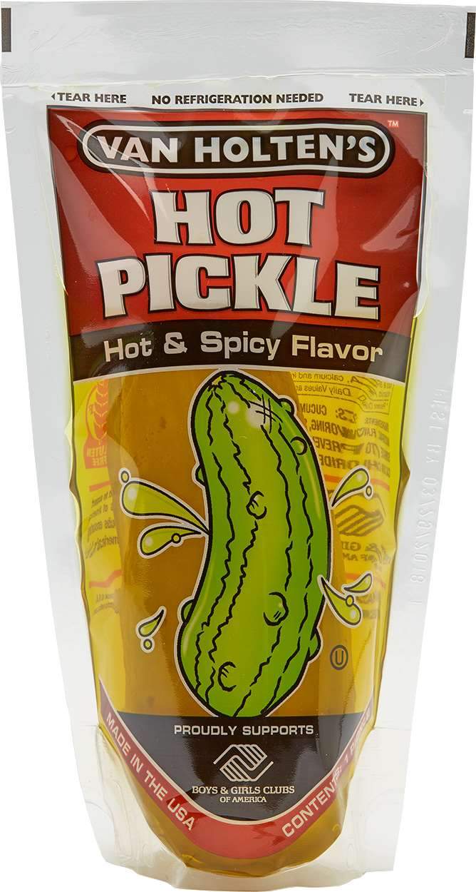 Van Holten's Pickle-In-A-Pouch Van Holten's Hot and Spicy Jumbo (about 5 Oz) 