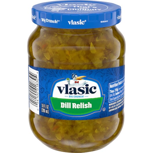 Vlasic Dill Relish Jar Vlasic 10 Fluid Ounce 