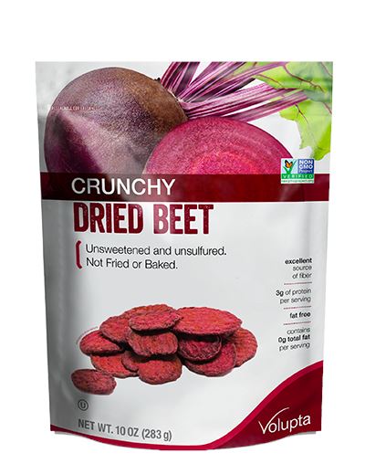 Volupta Crunchy Dried Beets, 10 Ounce — Snackathon Foods