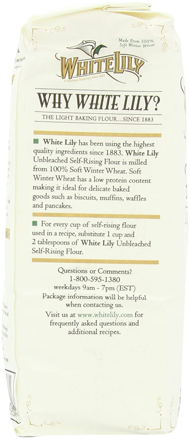 where can i find white lily self rising flour White Lily Unbeached Self-Rising Flour — Snackathon Foods