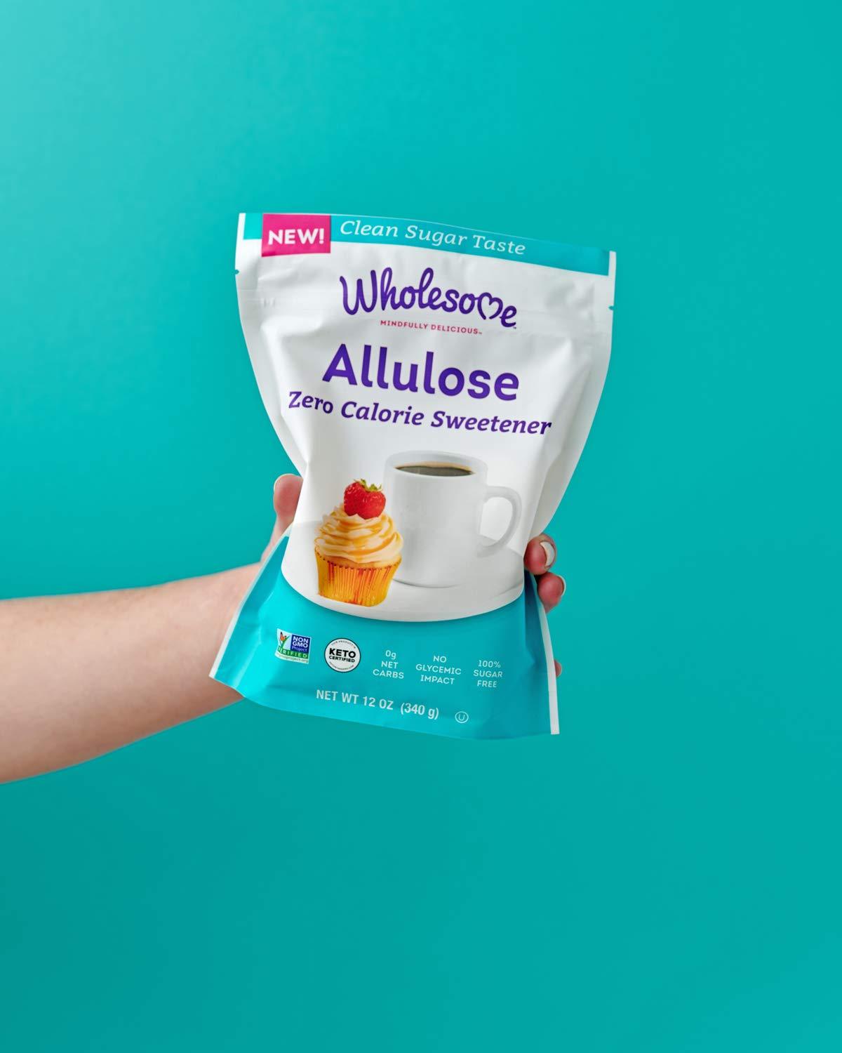 Wholesome Allulose Zero Calorie Sweetener, No Glycemic Impact Snackathon Foods 