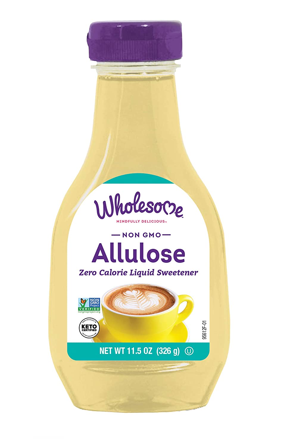 Wholesome Allulose Zero Calorie Sweetener, No Glycemic Impact Snackathon Foods Liquid 11.5 Ounce 