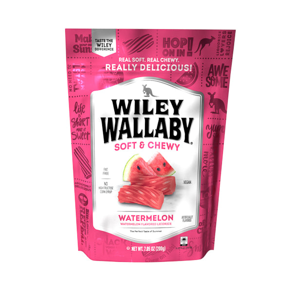 Wiley Wallaby Licorice Wiley Wallaby Watermelon 7.05 Ounce 