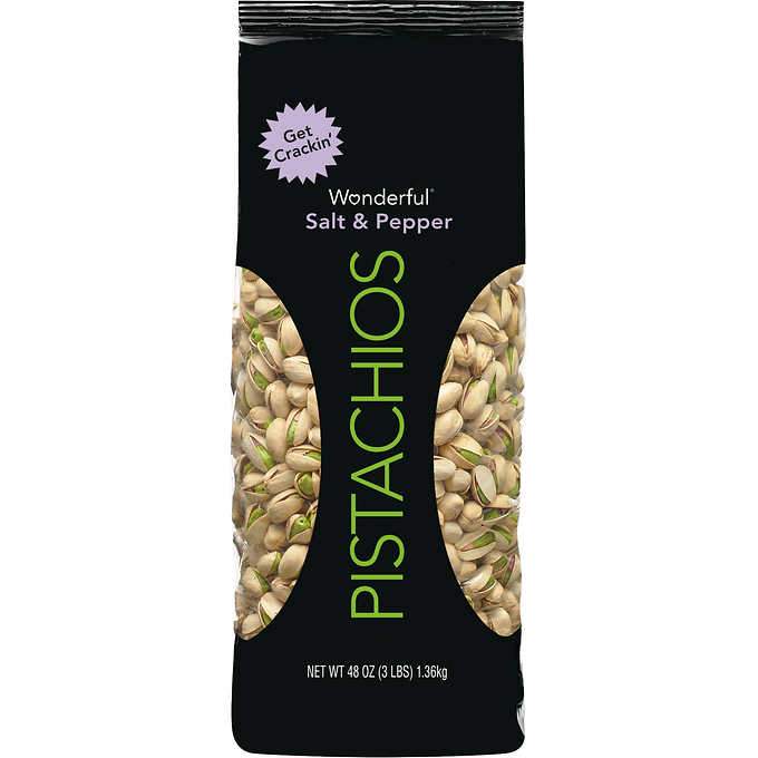 Wonderful Pistachios Wonderful Pistachios & Almonds Salt & Pepper 48 Ounce 