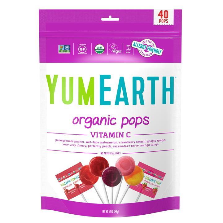 YumEarth Organic Lollipops YumEarth Vitamin C 8.5 Ounce 